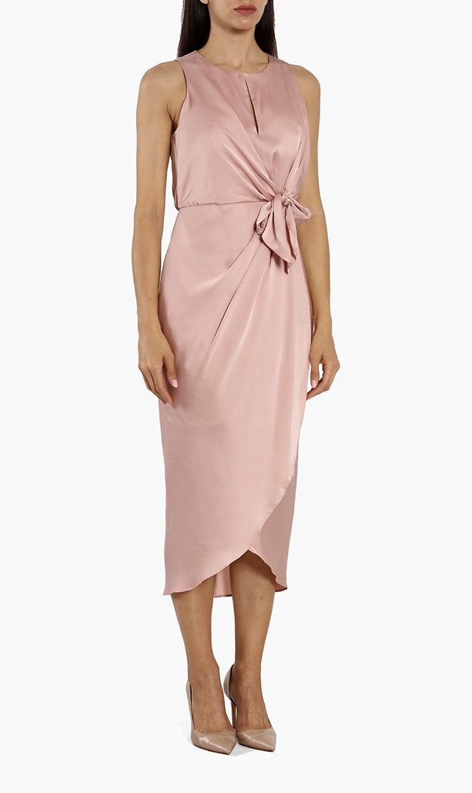 

Pohshan Keyhole Detail Midi Dress
