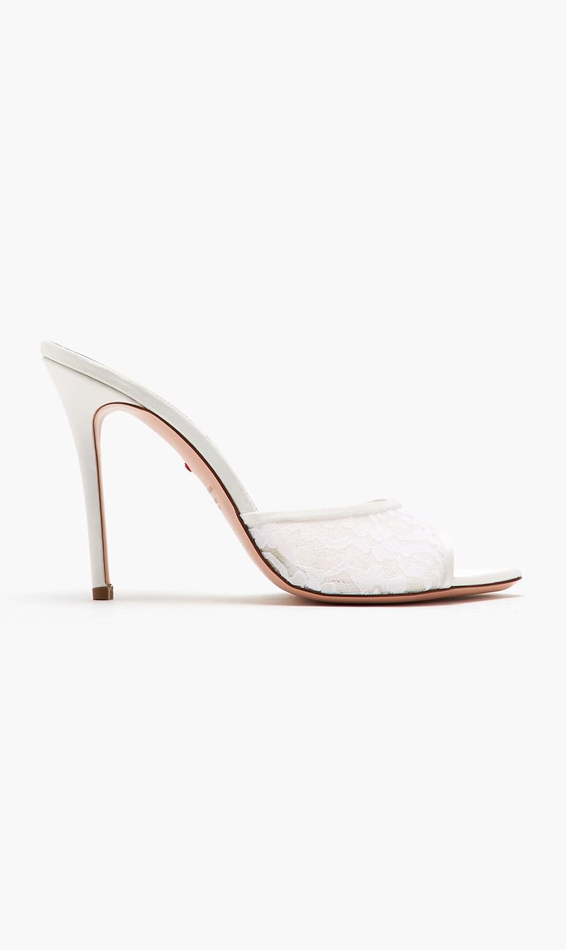 

Roberto Rubino White Julia Mules for Women | The Deal Outlet
