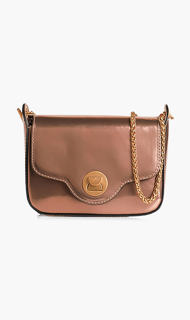 

Coccinelle Flap Leather Crossbody Bag