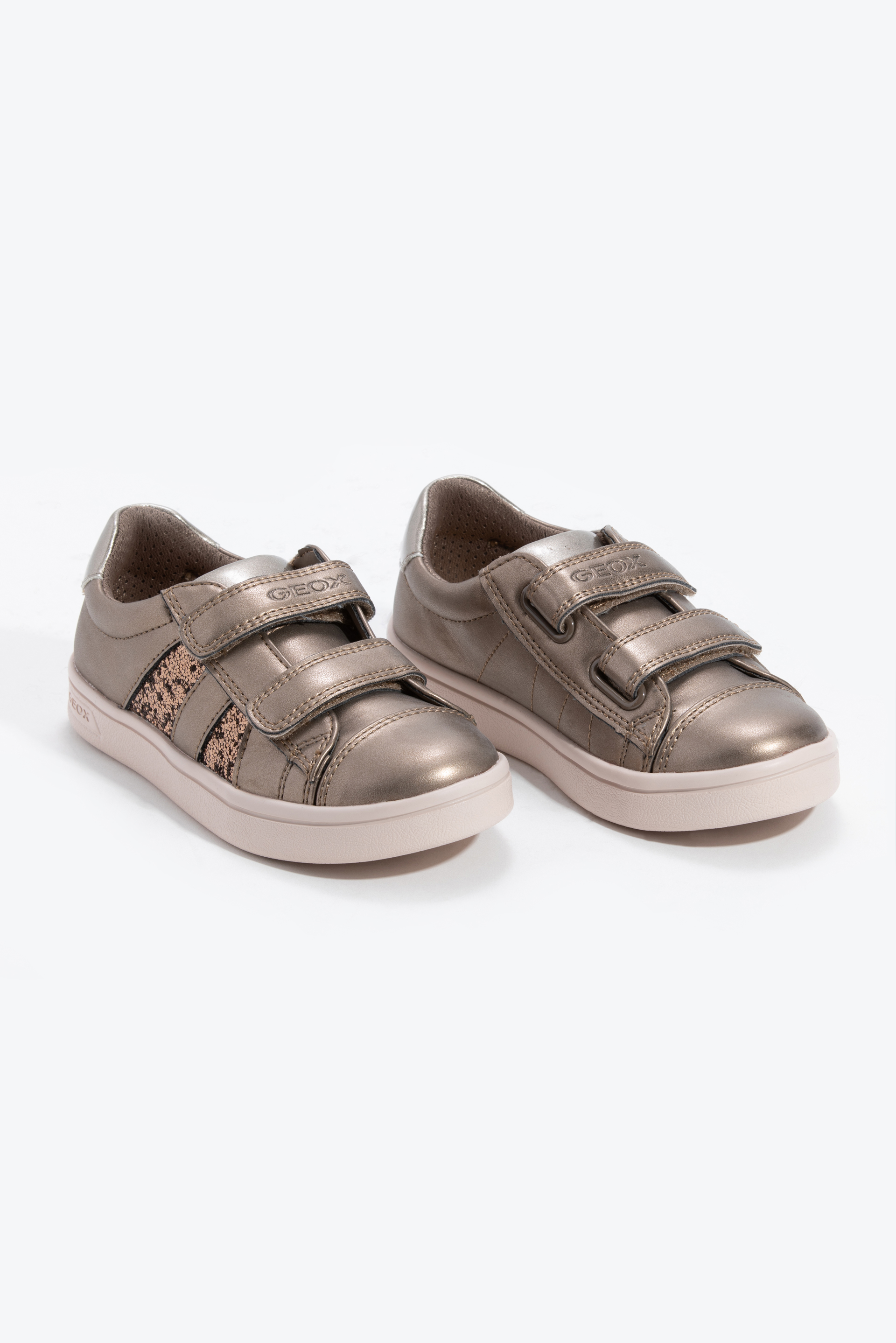 

Geox J Djrock Strap Grey Sneakers