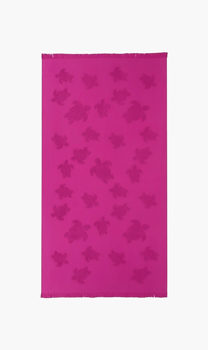 

Jacquard Turtles Beach Towel, Pink