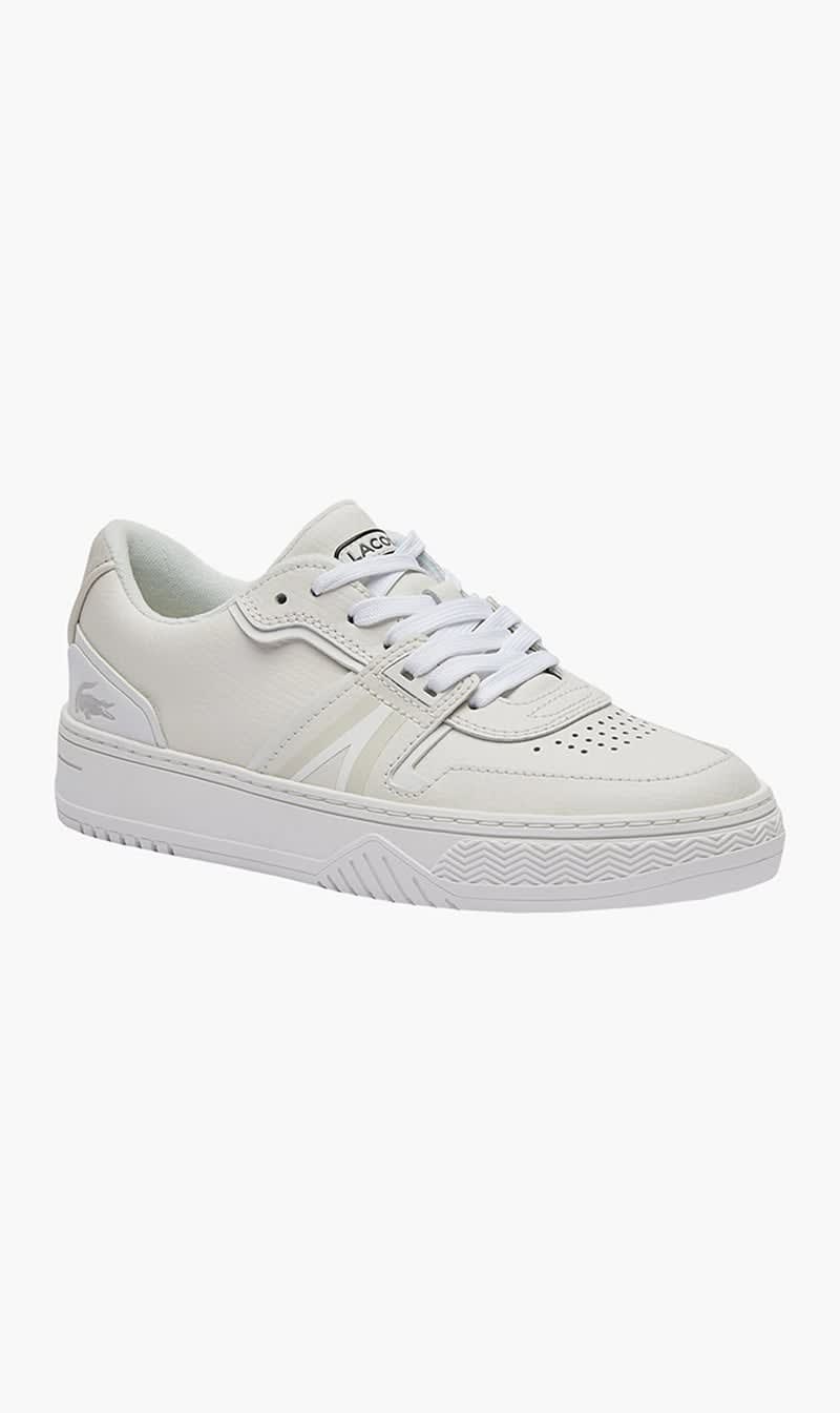 

Lacoste White L001 Leather Sneakers for Women | The Deal Outlet