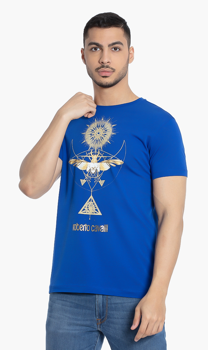 

Roberto Cavalli Printed Cotton T-shirt