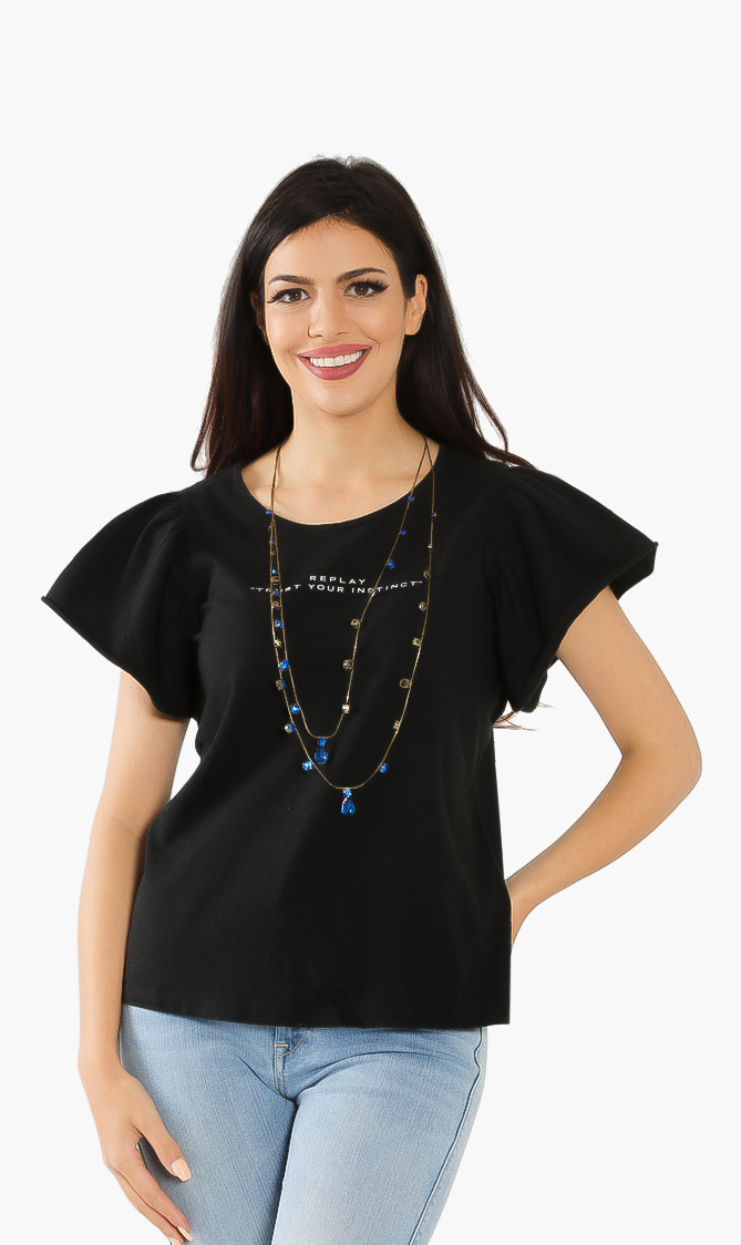 

Replay Trust Your Instinct Print T-shirt