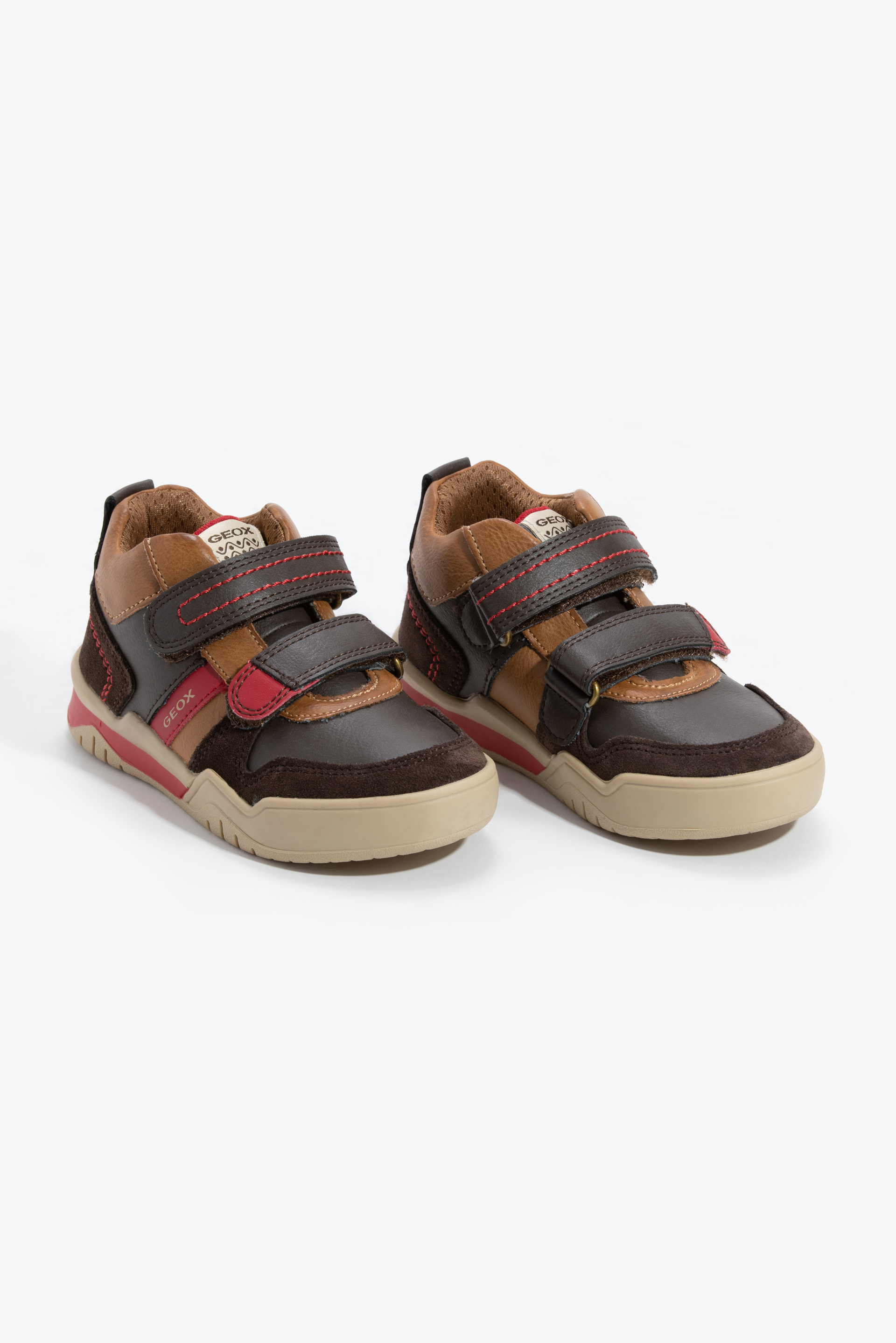 

GEOX J Perth B.d Dark Brown High-top Sneakers