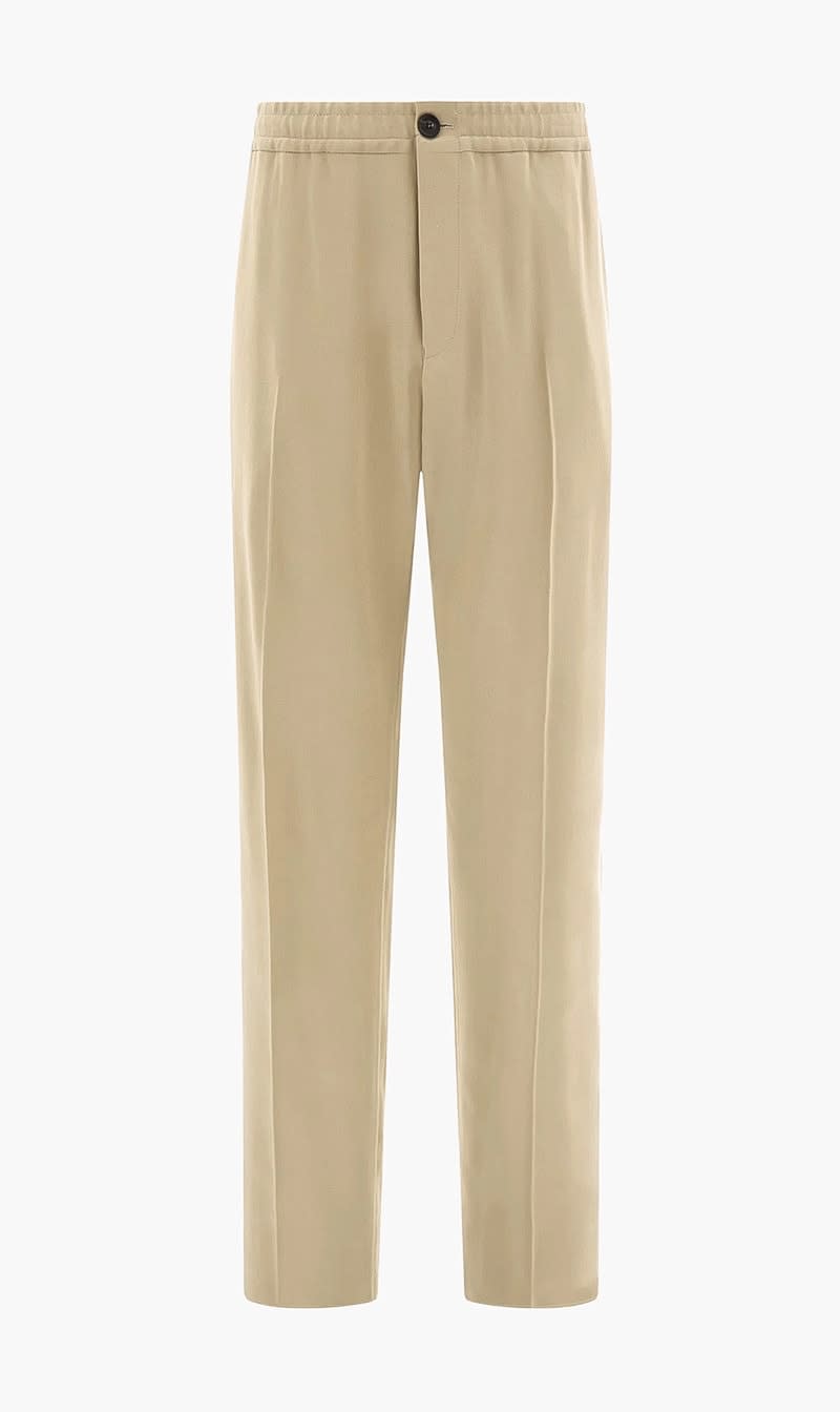 Ferragamo Beige Tailored Jogger Pants for Men