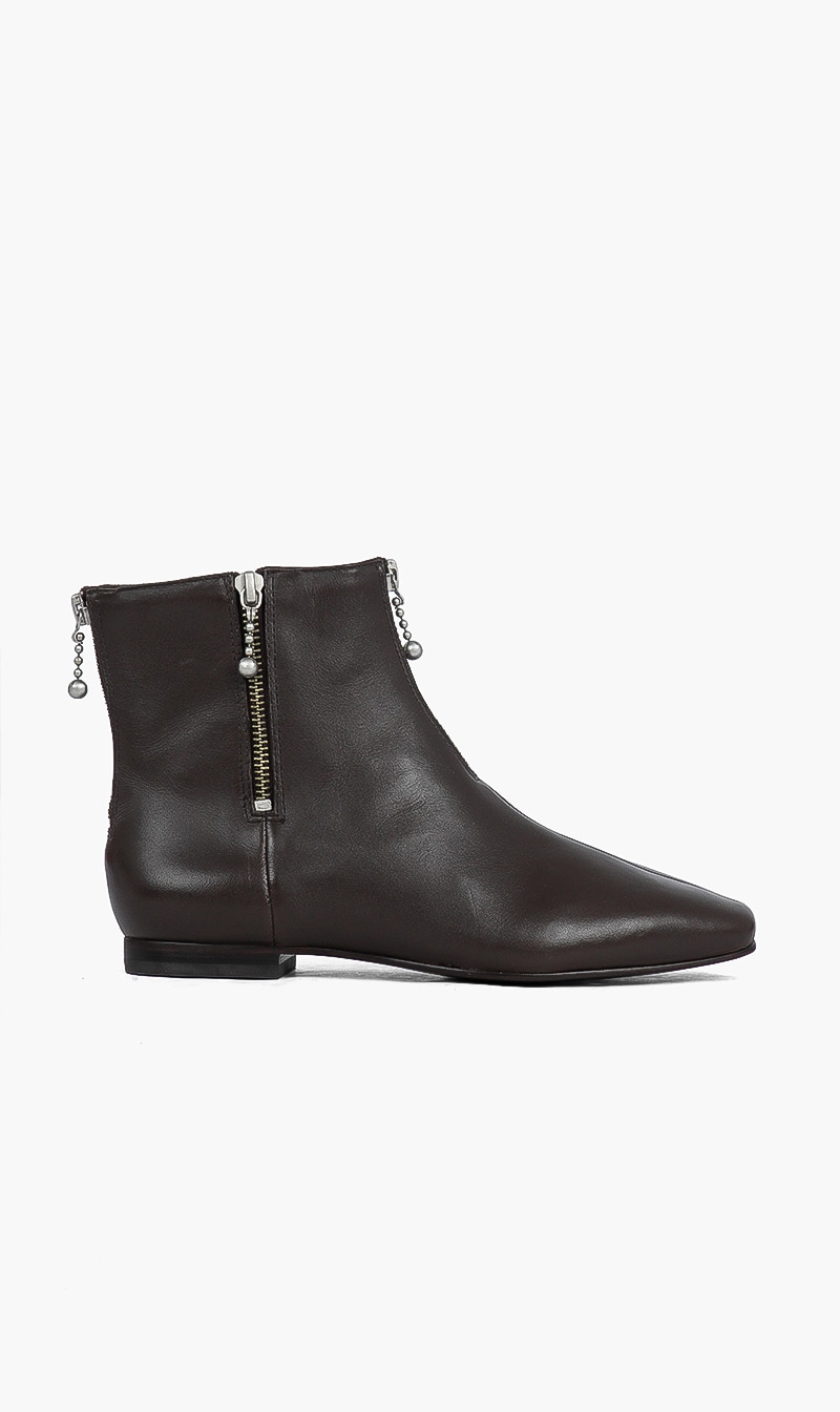 

Tory Burch Brown Zipper Boots for Women | The Deal Outlet