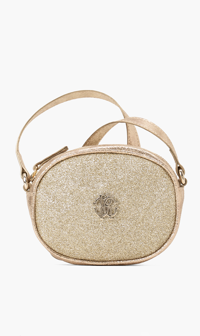 

Glitter Leather Crossbody Bag
