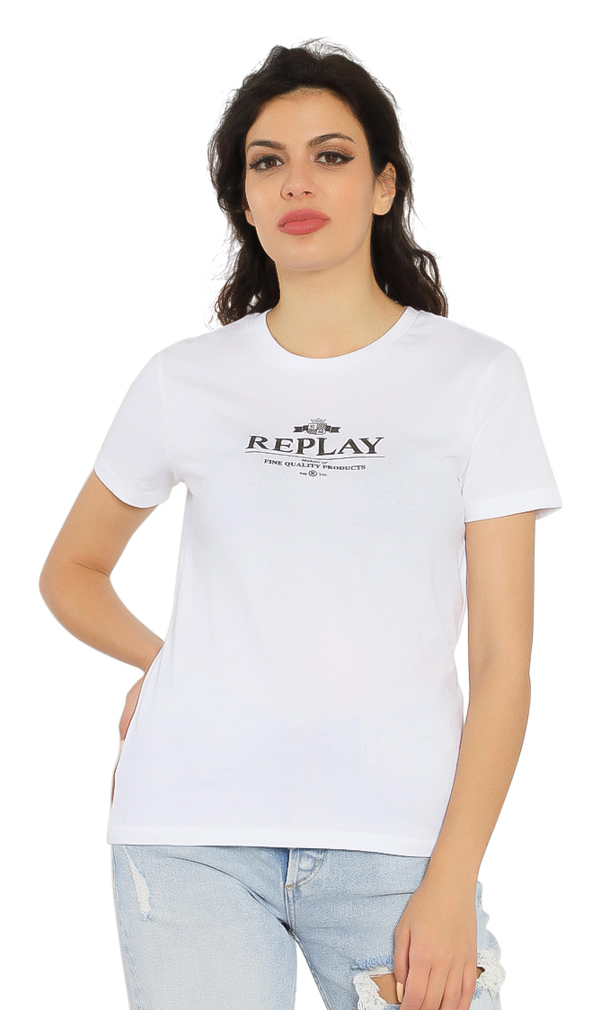 

REPLAY Cotton Logo Jersey T-shirt