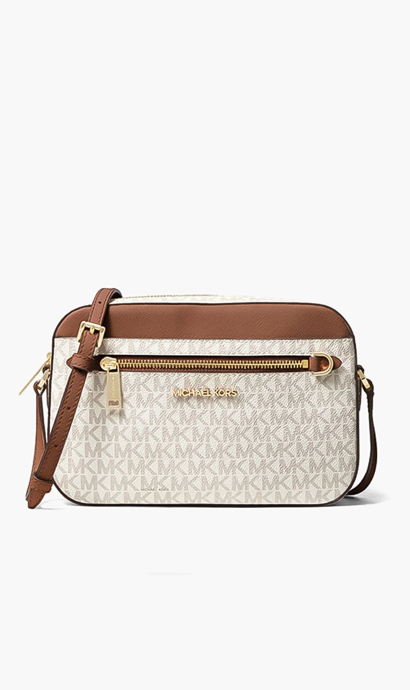 

Leather Crossbody Bag, White