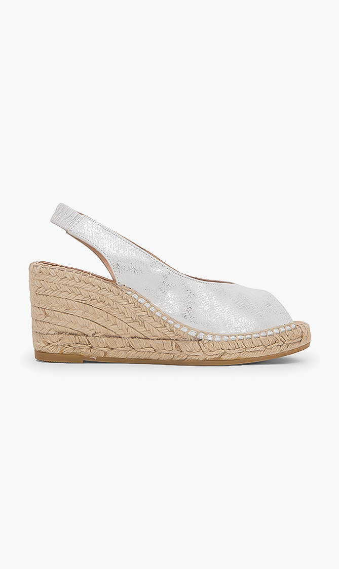 

Kanna Thanos Peep-toe Wedge Sandals