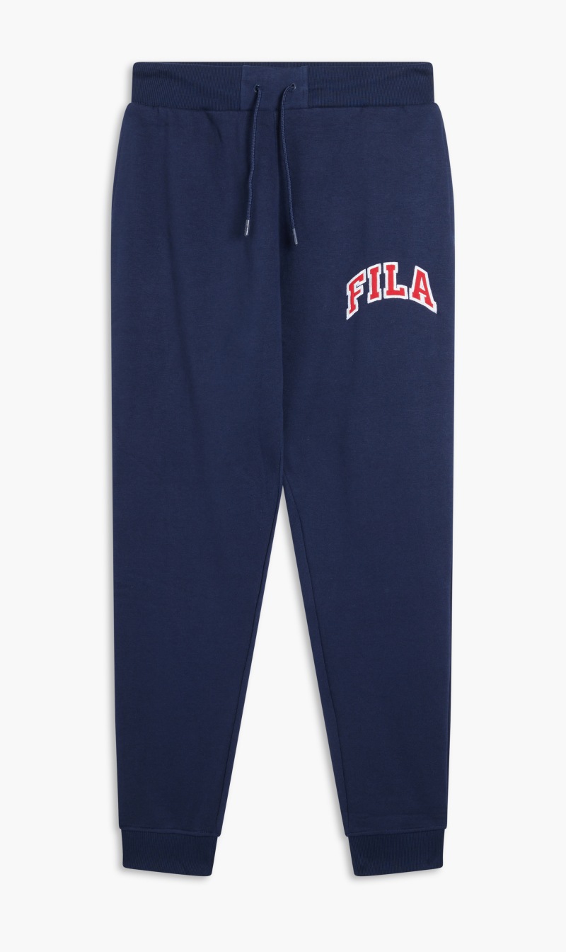 

Fila retro logo print jogger | the deal outlet, Blue