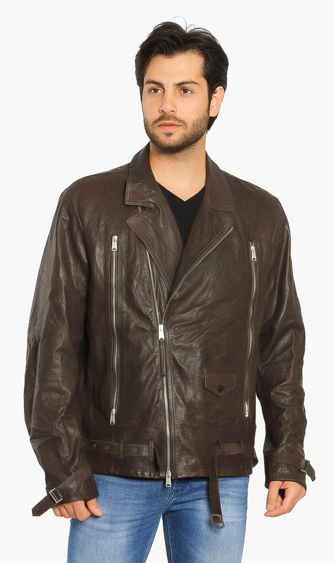 

Replay Biker Leather Jacket