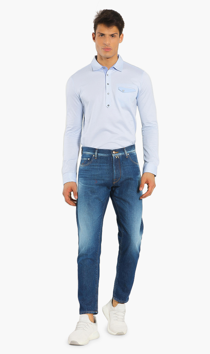 

Jacky Tailored Jeans, Blue