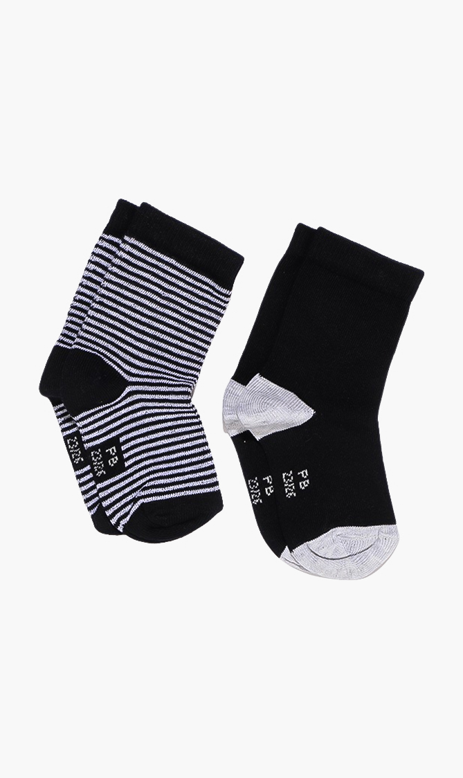 

2-pack Stripes Socks, Blue