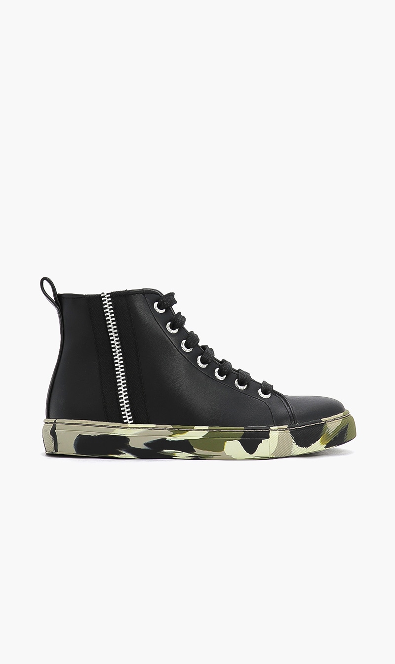 

Logo Lace Up Sneakers, Black