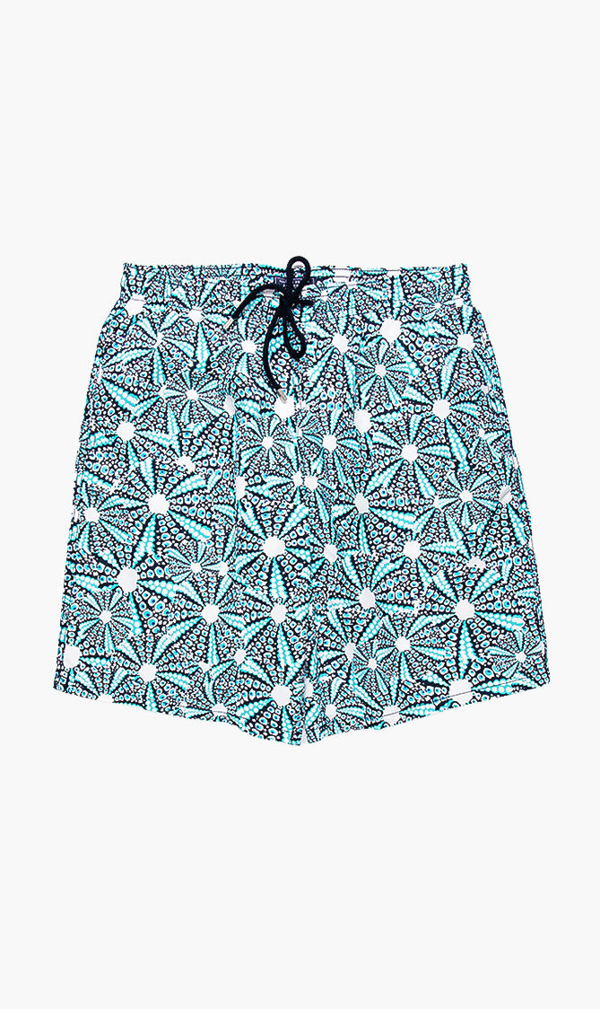 Vilebrequin Okoa Printed Long Swim Trunks