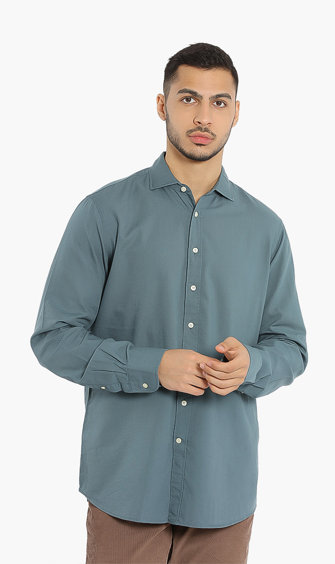 

Hackett London Gmt Dye Delave Classic Fit Shirt