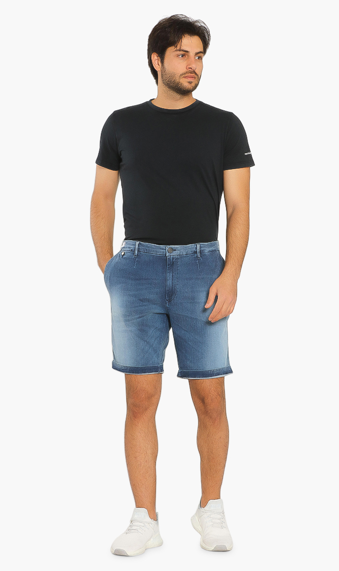 

Lehoen Hyperflex Denim Shorts
