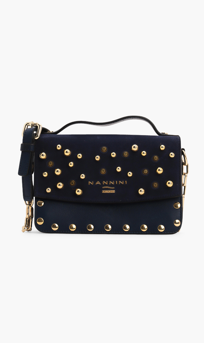 

Nannini Leather Studs Crossbody Bag