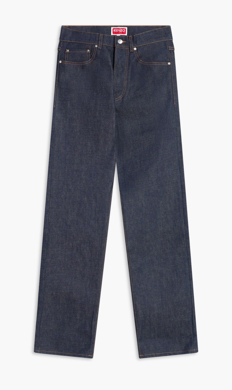 

Kenzo Blue Straight Fit Jeans for Men | The Deal Outlet