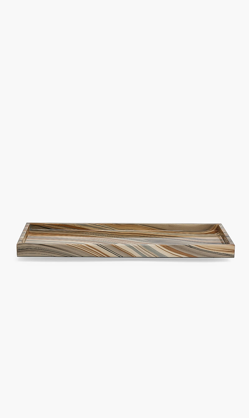 

Tucson Lacquer Bathroom Tray, Brown