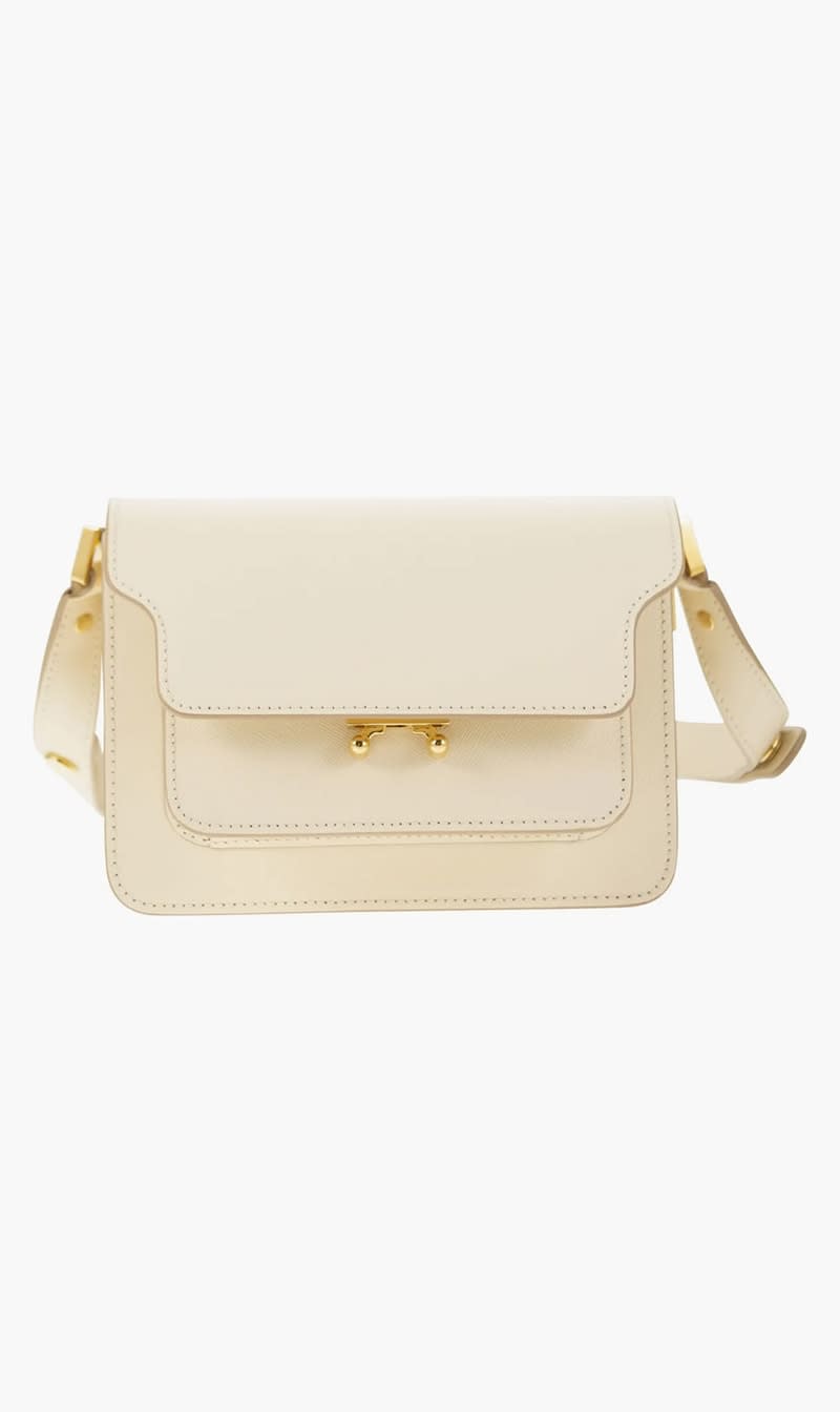 

Marni Beige Trunk - Calfskin Mini Bag for Women | The Deal Outlet