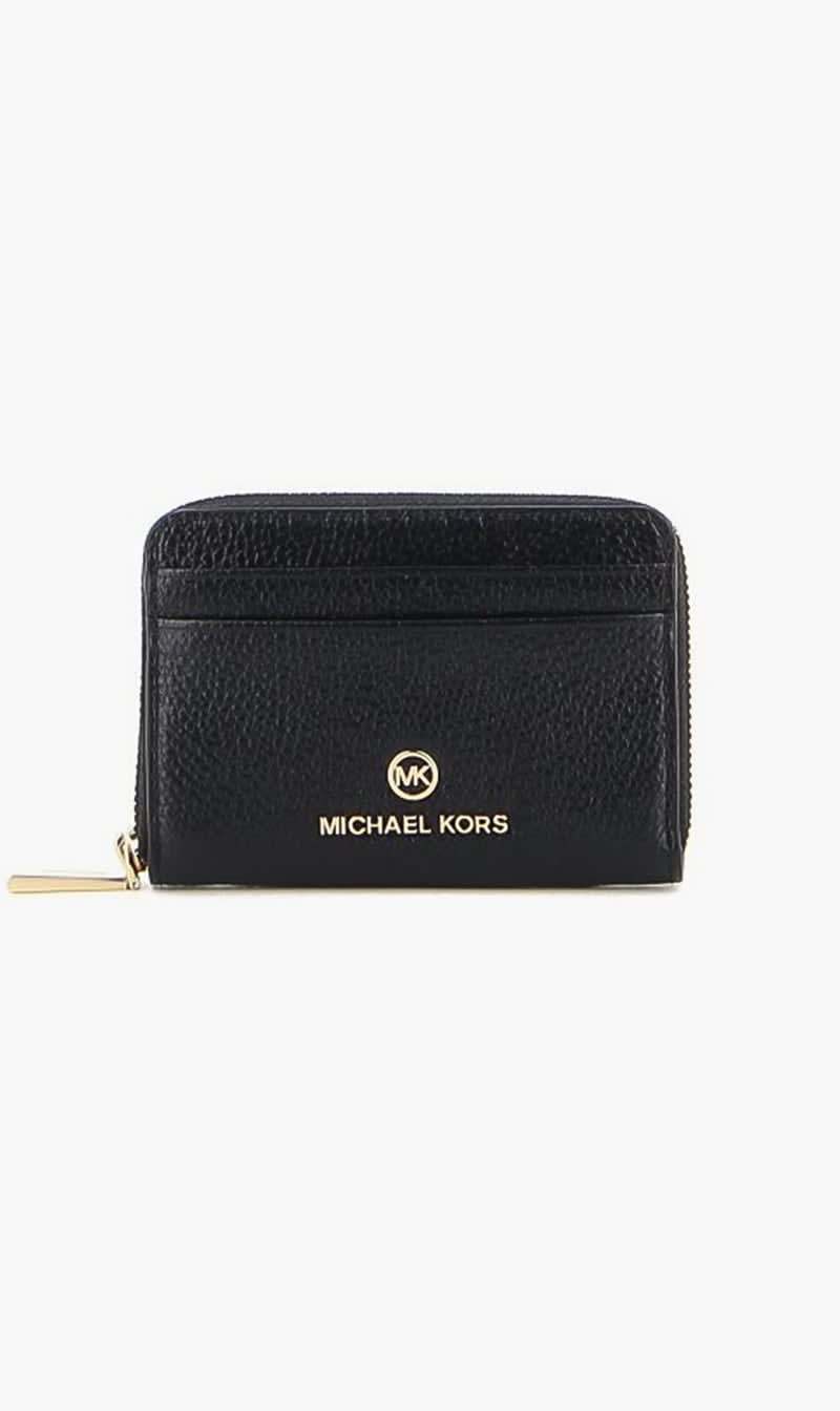 

Michael Kors Black Mini Jet Set Charm Wallet for Women | The Deal Outlet