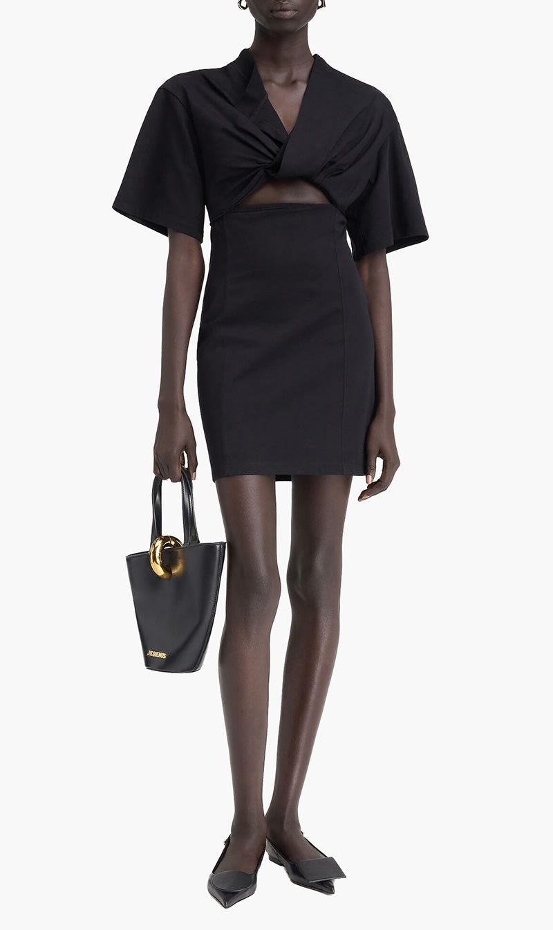 

Jacquemus Black La Robe Tshirt Bahia for Women | The Deal Outlet