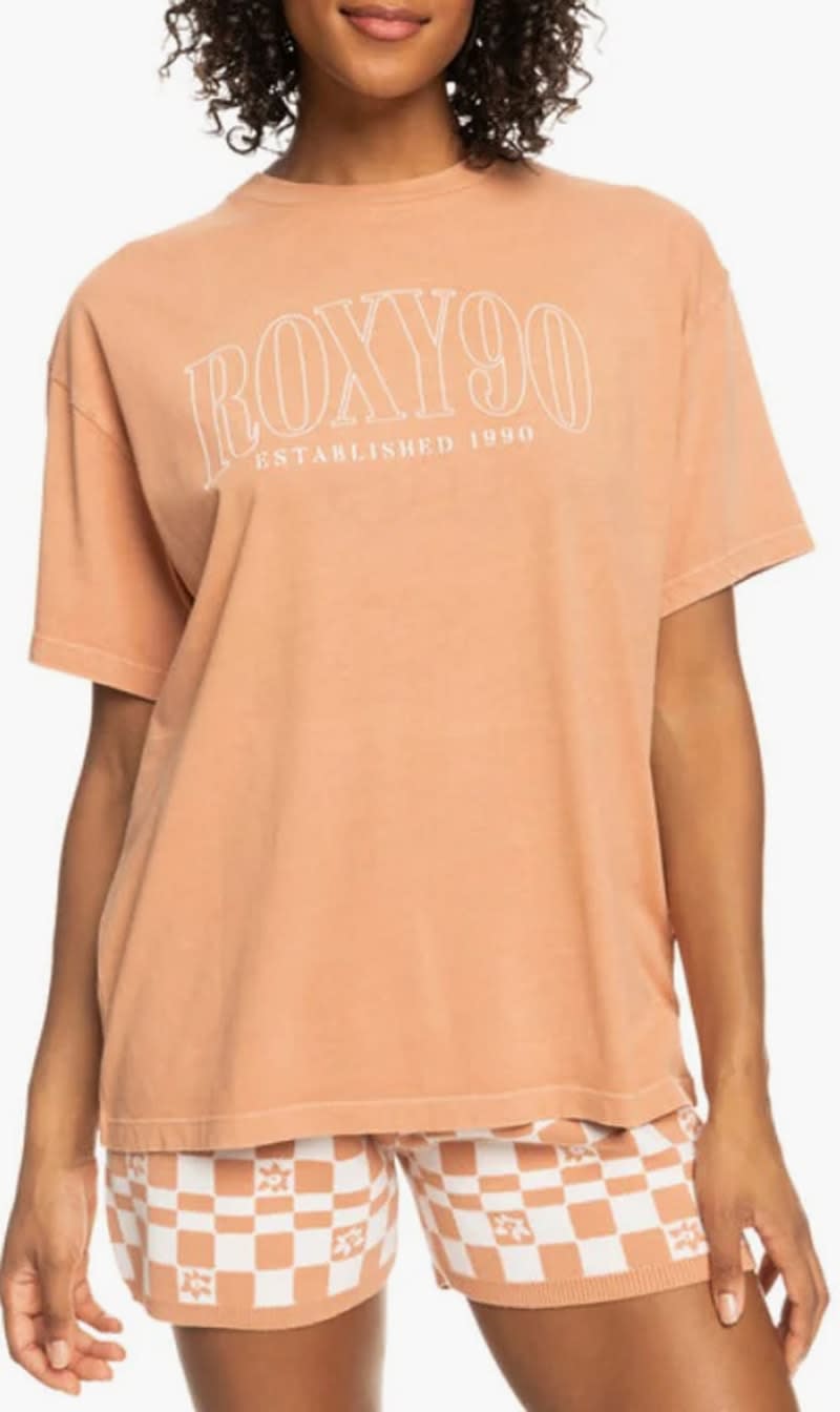 Roxy Orange Sun Over Sand J T-shirt for Women