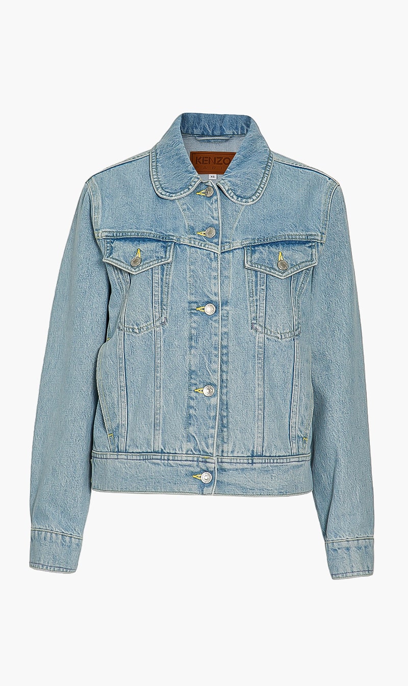 

Kenzo poppy trucker denim jacket | the deal outlet, Blue