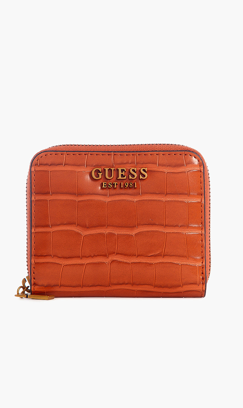 

Laurel Textured Small Wallet, Orange