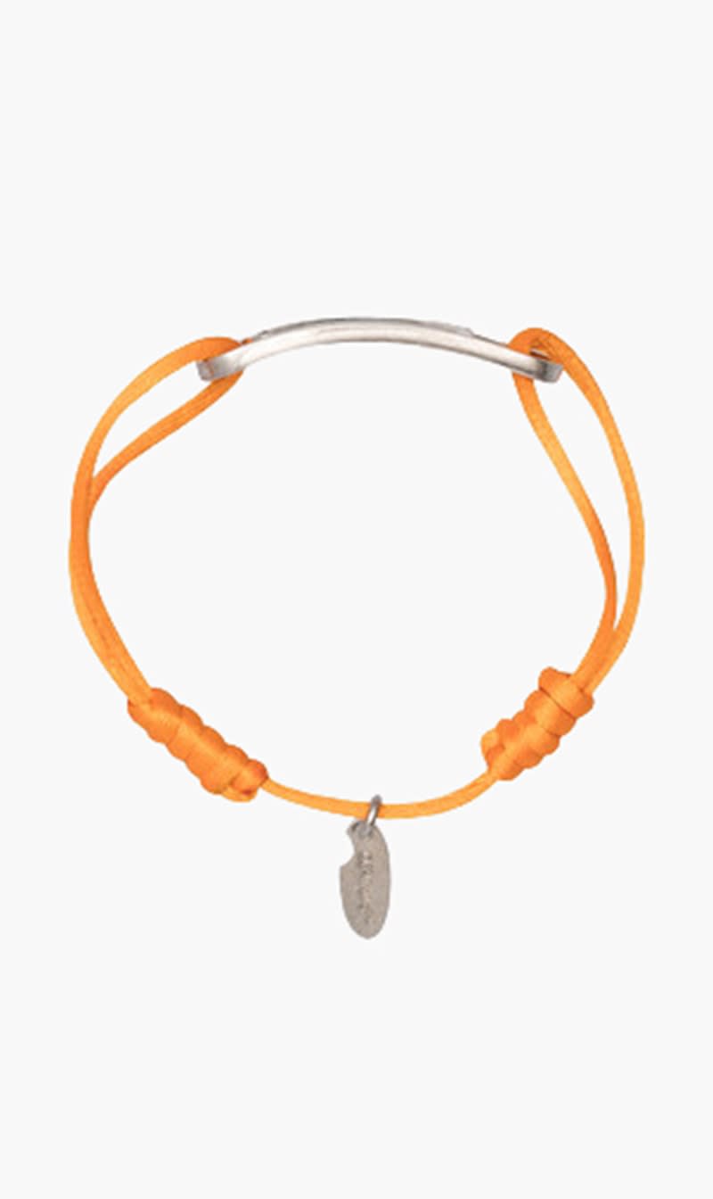 

Off-white Orange Braided Bracelet for Men | The Deal Outlet