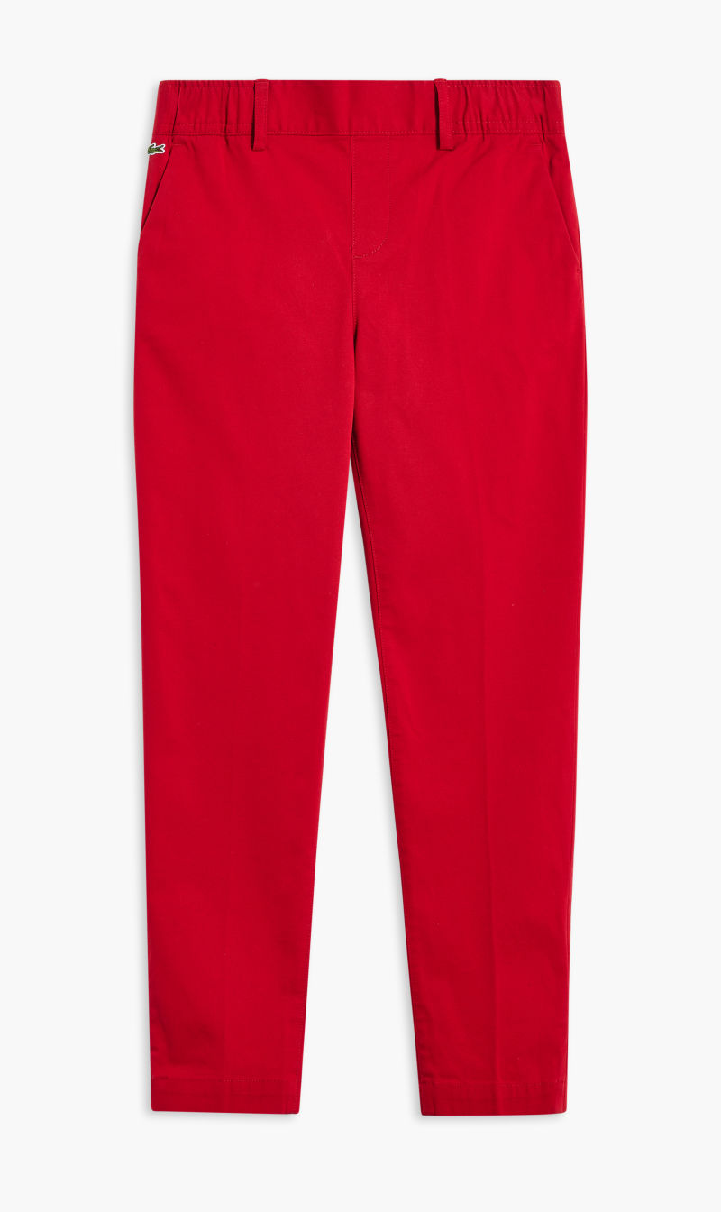 

Lacoste classic logo pants | the deal outlet, Red