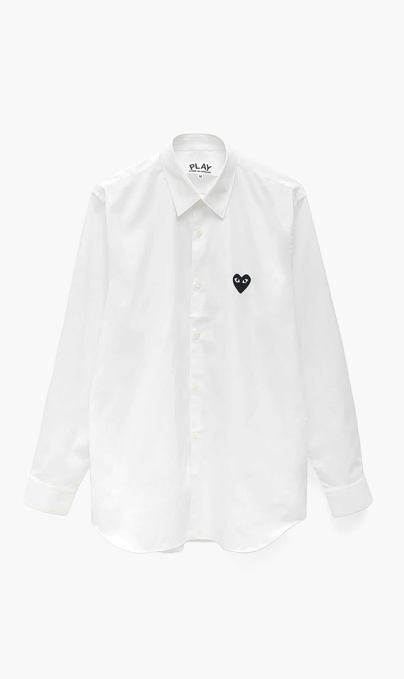 

Logo Long Sleeve Shirt, White