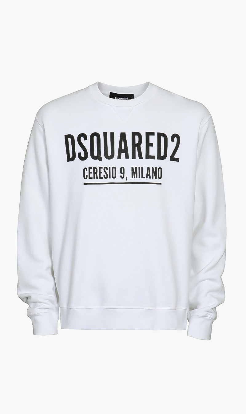 

Logo Printed Sweatshirt, White