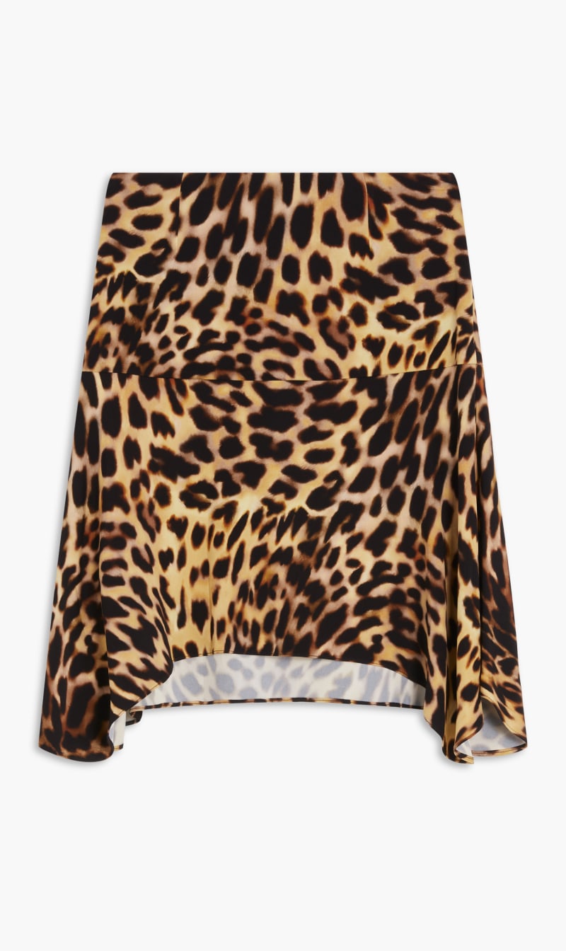 

Stella Mc Cartney Green Skirt Envers Satin for Women | The Deal Outlet
