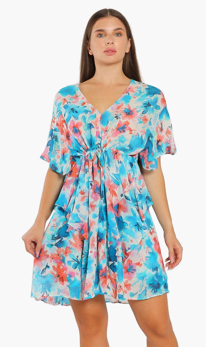 

Replay Floral Ruffled Dress