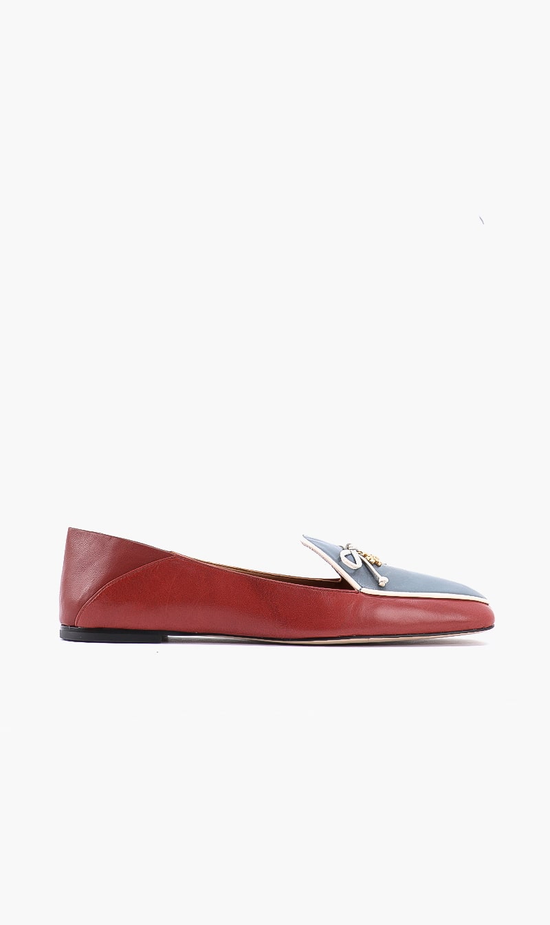 

Charm Leather Loafers, Multi-color