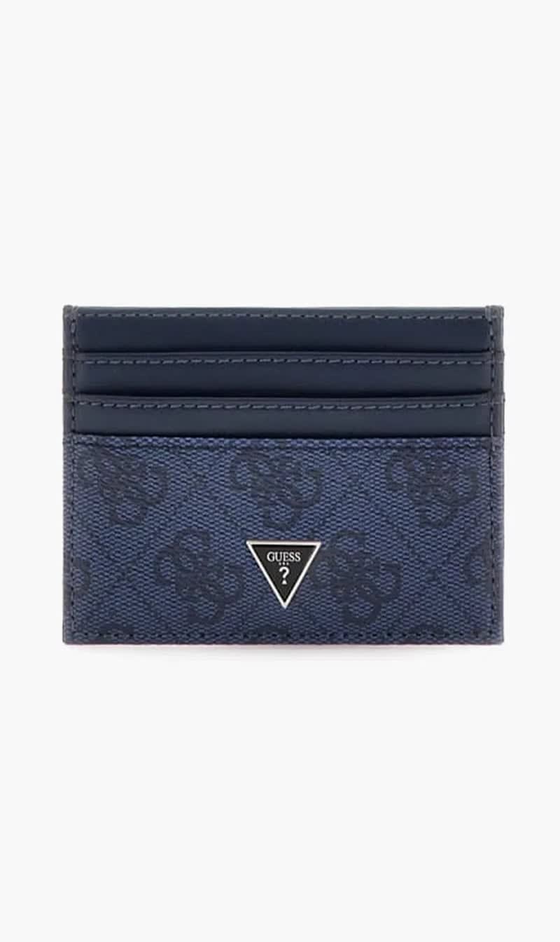 

Guess Blue Vezzola Card Case for Men | The Deal Outlet