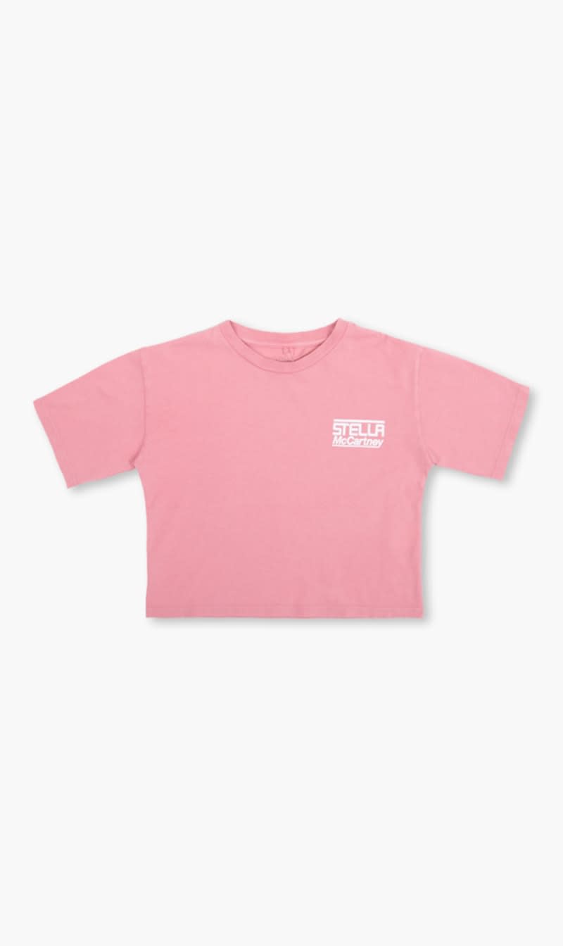 

Stella Mc Cartney Pink Loose-fitting T-shirt for Girls | The Deal Outlet