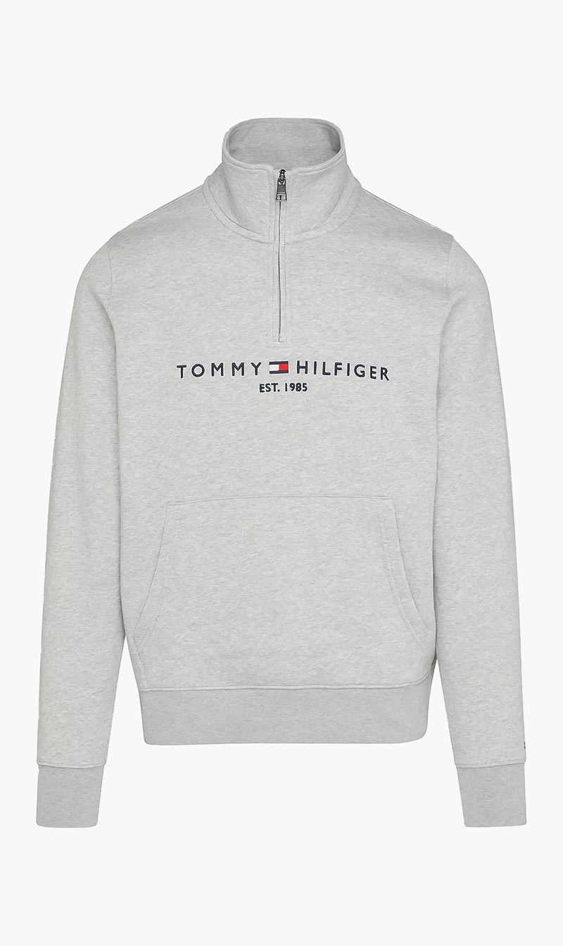 

Tommy Hilfiger Grey Tommy Logo Mockneck for Men | The Deal Outlet