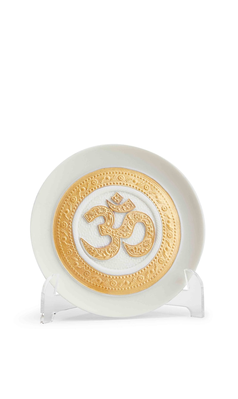 

Om Decorative Plate, White