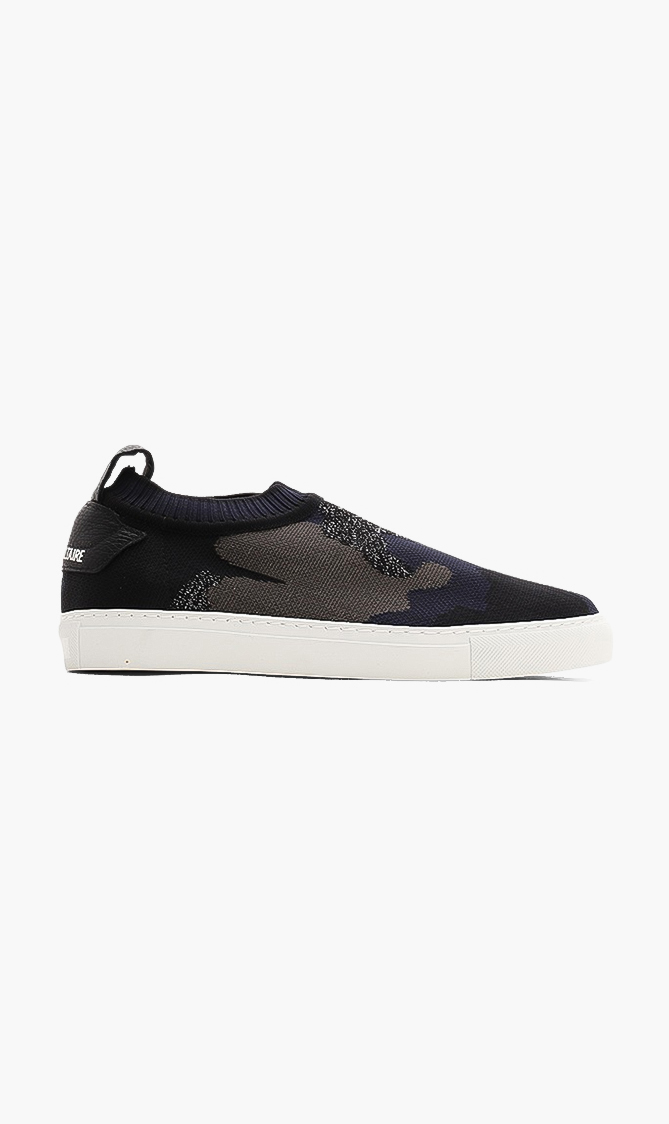 

Zadig & Voltaire Camo Knit Slip-on Sneakers