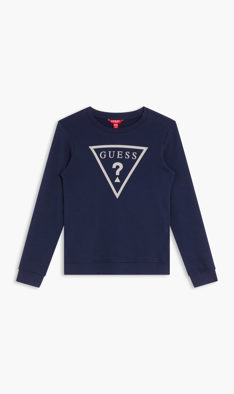 

Crew Neck Sweatshirt, Blue