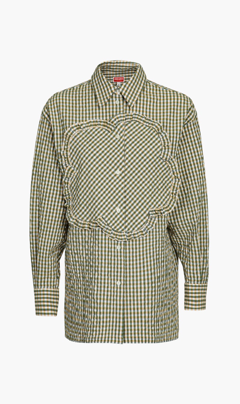 

Kenzo Green Flower Shirt for Women | The Deal Outlet