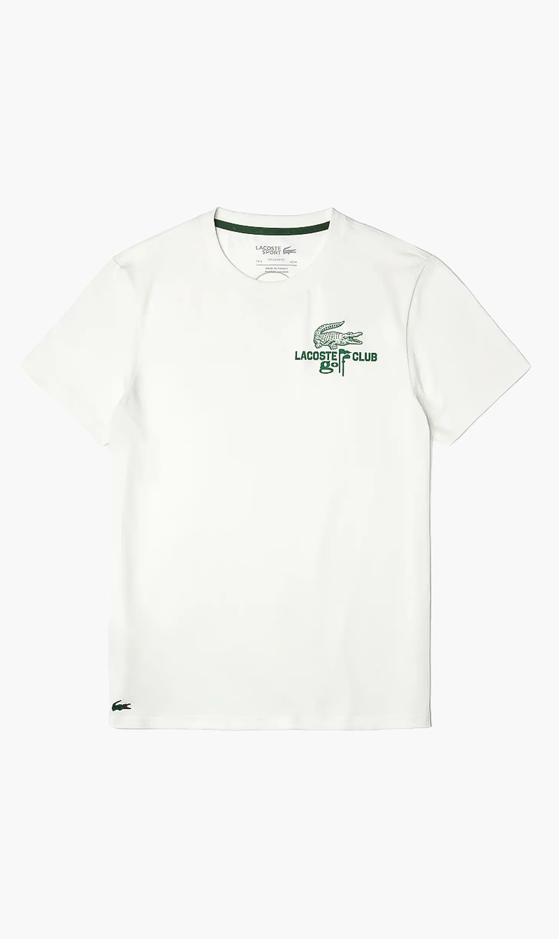 

Lacoste White Regular Fit Tshirt for Men | The Deal Outlet