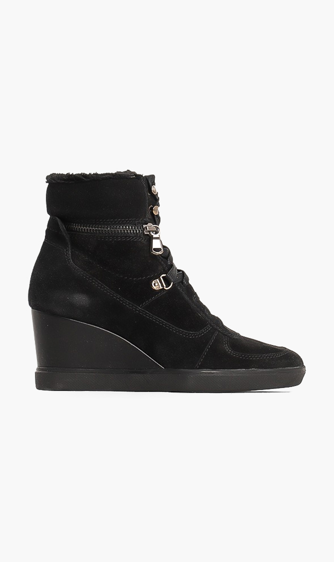 

Geox Eleni Suede Wedge Boots