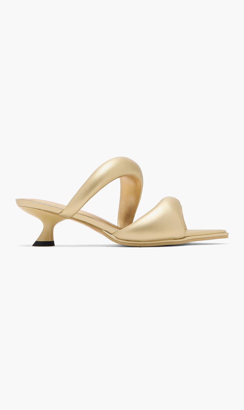 

Jw Pei Gold Sara Mules for Women | The Deal Outlet
