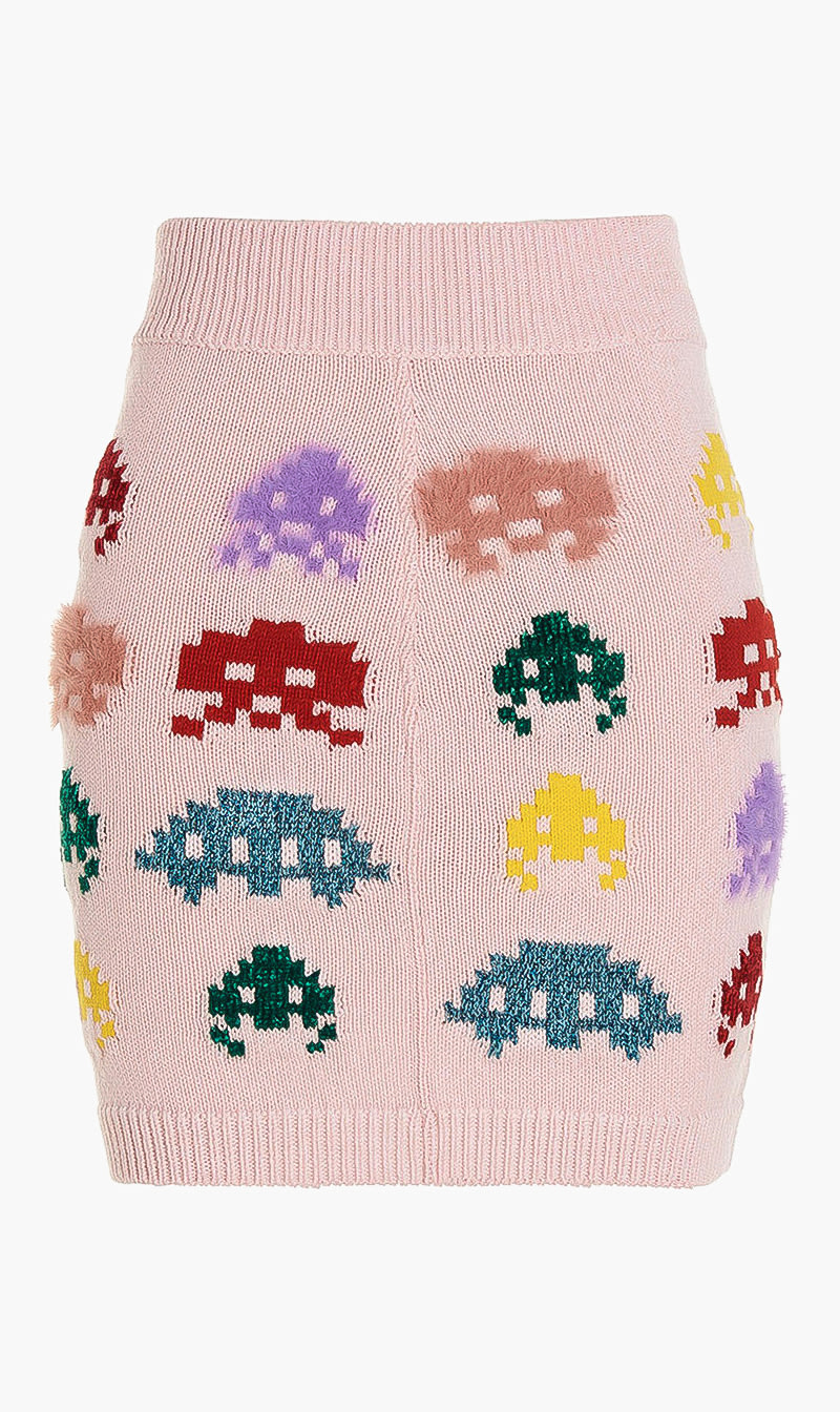 

Game On Wool Skirt, Pink